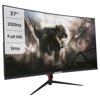 Monitor Gamer Concórdia 27" Curvo 200Hz Full HD 1ms FreeSync Premium - Foto 2