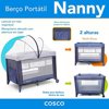 Cosco Kids, Berço Nanny, 0 a 18kg, Azul Rajado - Foto 3