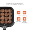 MONDIAL Fritadeira Sem Óleo Air Fryer 4L, Preto/Prata, 1500W, 110V - AFN-40-BFS - Foto 4