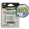 Pilha Recarregável AAA 2700mAh Blister com 4 unidades - Foto 5