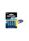 Pilha, Rayovac, Alcalina 208013, Azul, Aa, Pequena, Pacote de 4 - Foto 5