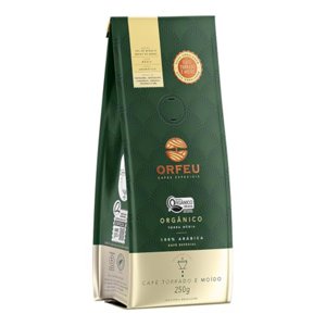 Café Orfeu Orgânico Torrado e Moído 250g