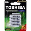 Pilha Recarregável AAA 1,2V 950mAh TNH3GAE TOSHIBA (Cartela com 4 unid.) - Foto 3