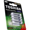 Pilha Recarregável AAA 1,2V 950mAh TNH3GAE TOSHIBA (Cartela com 4 unid.) - Foto 4