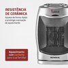 Aquecedor Termo Ceramic, Mondial, Preto/Prata, 1500W, 110V - A-05 - Foto 4