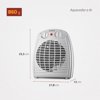 Aquecedor A Ar, Mondial, Cinza/Branco, 2000W, 220V - A-08 - Foto 6
