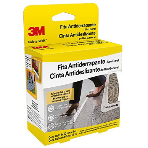 Fita Antiderrapante 3M Safety-Walk Transparente - 50 Mm X 5 M,