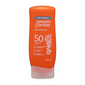 Protetor Solar FPS 50 Cenoura & Bronze 200ml