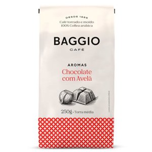 Baggio Café Café Torrado e Moído Aroma de Chocolate com Avelã 250g