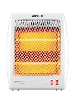 MONDIAL Aquecedor Quartzo Comfort Air III, Branco/Cinza, 900W, 110V - A-16