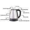 Agratto, 783, Chaleira Elétrica, 127v, Preto/Inox - Foto 3