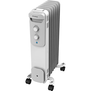 Aquecedor a Óleo Cadence, 1500W, 15m², Branco e Preto, 220V, AQC260