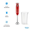 Mixer Power Inox 3 em 1 600W Elgin Vermelho 110V - Foto 4