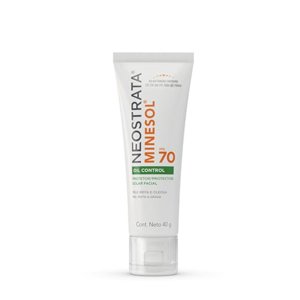 Neostrata Minesol Protetor Solar Facial Oil Control, Sem Cor, FPS 70, 40g
