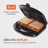MONDIAL Sanduicheira Master Grill Inox, 110V, Preto, 750W - S-20 - Foto 3