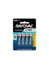Pilha, Rayovac, Alcalina 208013, Azul, Aa, Pequena, Pacote de 4 - Foto 2