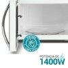 Micro-ondas 33L Philco Limpa Fácil PMO38E 1400W 220V - Foto 6