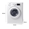Samsung Lava e Seca Digital Inverter Ecobubble™ WD10M Branca 10.1kg 127V - Foto 6