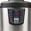 Midea Panela de Pressão Elétrica 6L Digital, Inox/Preto, 110v, - Foto 6