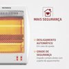 MONDIAL Aquecedor Quartzo Comfort Air III, Branco/Cinza, 900W, 110V - A-16 - Foto 6