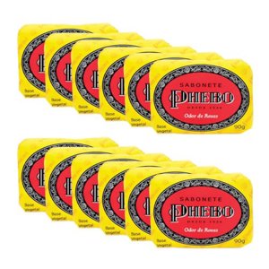 Phebo Sabonete, Odor De Rosas, 90g, 12 Unidades