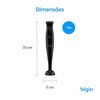 Mixer Vertical Turbo Chef Elgin 3 em 1 200W Preto 110v - Foto 4
