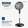 MONDIAL Ventilador Coluna 127V, 40cm, 6 pás, Super Power - VSP-40C-B - Foto 3