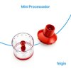 Mixer Power Inox 3 em 1 600W Elgin Vermelho 220V - Foto 6