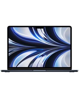 Apple notebook MacBook Air de 13 polegadas: Chip M2 da Apple com CPU de oito núcleos e GPU de oito núcleos, de 256 GB SSD – Meia-noite