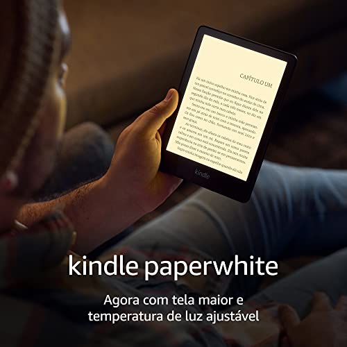 Kindle Paperwhite 16 GB tela de 68 temperatura de luz ajustavel e bateria de longa duracao 0