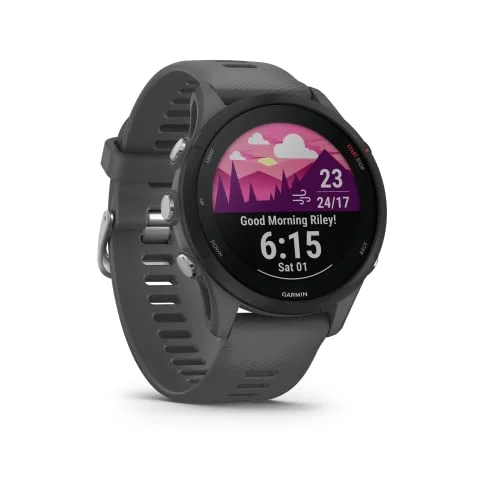 Monitor Cardiaco de Pulso com GPS Garmin Forerunner 255 Basic Cinza EUPAC 0 0 1