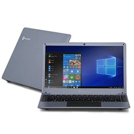 Notebook GT Lisboa, Intel® Core™ i3, Tela 14″ Full HD, 4GB, SSD 120GB, Windows 10, Cinza – GT