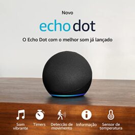 Echo Dot 5ª geração | O Echo Dot com o melhor som já lançado | Cor Preta