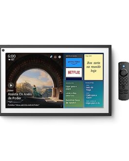 Echo Show 15: Smart Display Full HD de 15,6″ com Alexa e experiência Fire TV | Streaming, organização e casa inteligente | Controle remoto incluso