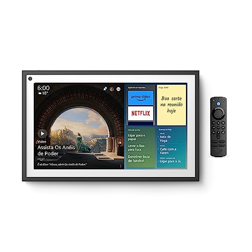 Echo Show 15 Smart Display Full HD de 156 com Alexa e experiencia Fire TV Controle remoto incluso 0