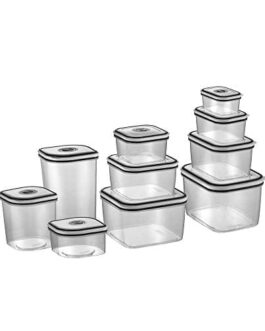 Electrolux – Kit Potes de Plástico Hermético, 10 unidades