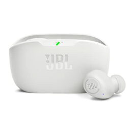 JBL, Fone de Ouvido Sem Fio, Bluetooth, Wave Buds TWS – Branco