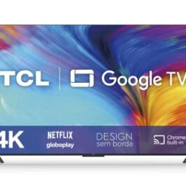 Smart TV LED 50″ 4K UHD TCL 50P635 – Google TV, Wifi, HDMI , PRETO