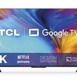 Smart TV LED 55′ 4K UHD TCL 55P635 – Google TV, Wifi, PRETO