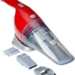 Black Decker Aspirador de Pó e Àgua, Portátil, Vermelho, Modelo APB3600, Bateria de 3,6V