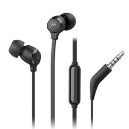 Motorola, Earbuds 3-S, Fone de Ouvido com Microfone, Preto