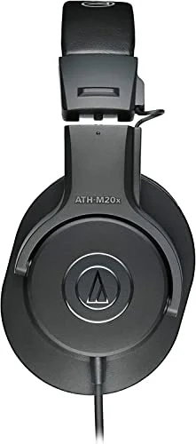 Fone de Ouvido Audio Technica ATH M20x Preto Grande 0 0