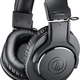 Fone de Ouvido Audio Technica ATH-M20x, Preto, Grande