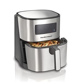 Fritadeira Sem Óleo AIR FRYER DIGITAL Hamilton Beach 5.0L 110v Cinza, 1700W – 35051