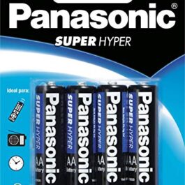 Panasonic UM-3SHS – Pilha Comum AA, Tensão 1,5 Volts, Embalagem com 4 pilhas