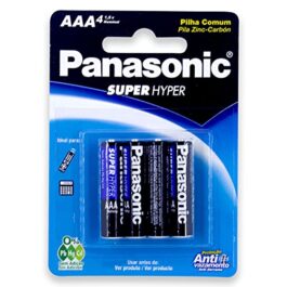 Panasonic Pilha Comum Aaa Com 4 R03Ual/4B400