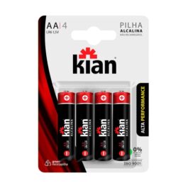 Kian – Pilha Alcalina AA – Blister C/4