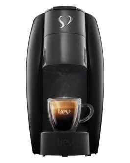 Cafeteira Espresso LOV Preta Automática Logo Cromado 127V – TRES 3 Corações