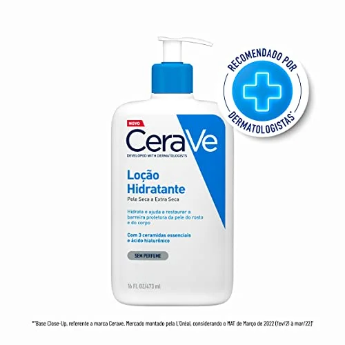 CeraVe, Loção Hidratante Corporal, com textura Fluida e Ácido Hialurônico, 473ml - Image 3