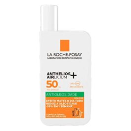 La Roche-Posay, Anthelios Airlicium, Protetor Solar Facial Antioleosidade Sem Cor, Reduz e Controla a Oleosidade, FPS50, Textura Fluida Ultra Leve, 40g